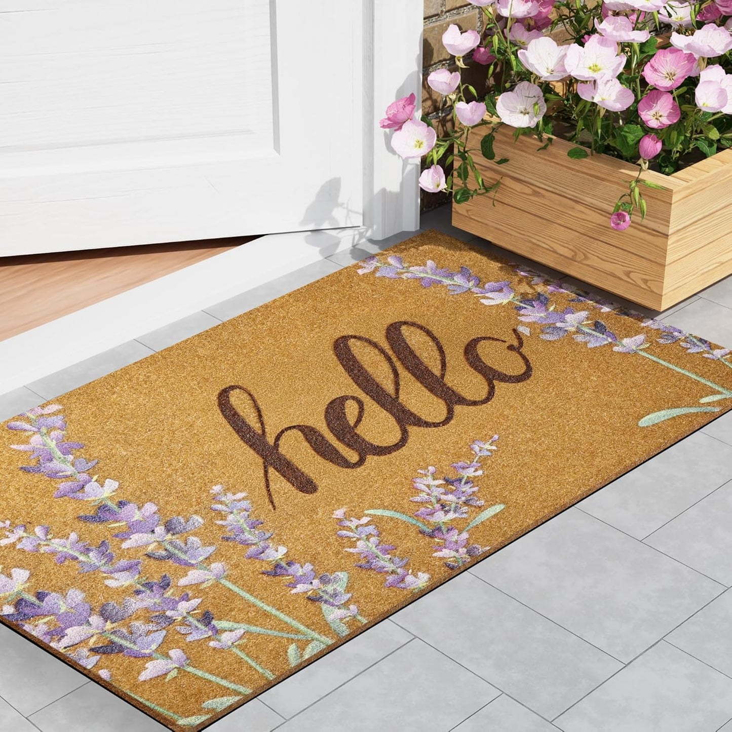 Door Mat Welcome Outdoor Mat - Non-Slip Durable Floor Mat