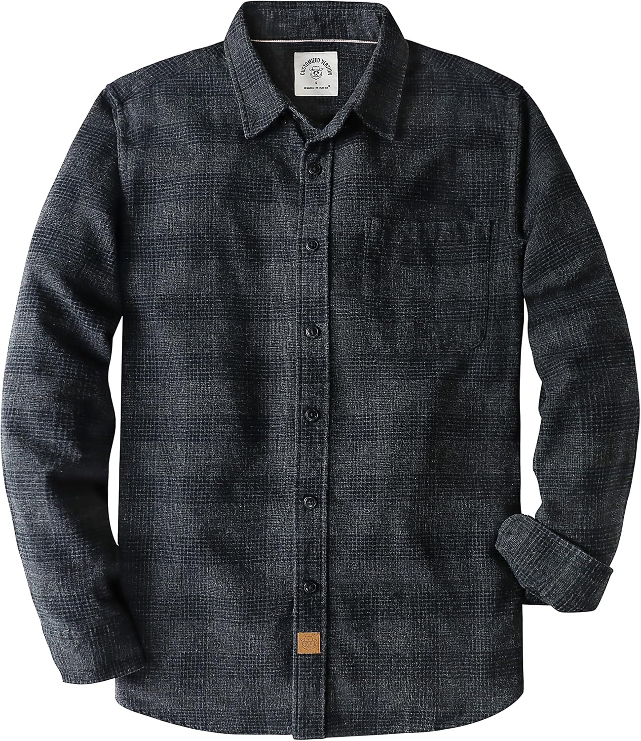 Dubinik Flannel Shirt for Men - Cozy Cotton Long Sleeve Style