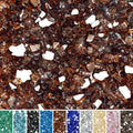 Skyflame 15-Pounds Fire Glass 1/2-Inch Copper Reflective - Sparkly