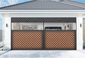 Car Garage Door Insulation Kit Fits 9x7 ft - Magnetic Thermal Curtain