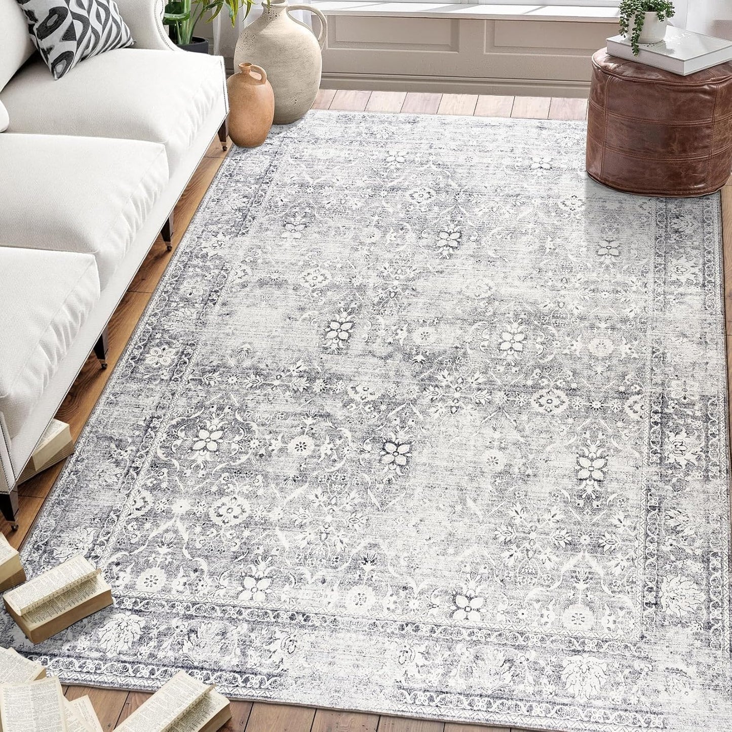 ReaLife Rugs Machine Washable Area Rug for Every Room