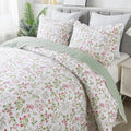 HoneiLife Floral Quilt King Size - Lightweight Floral King Quilt