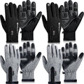 Winter Gloves Set Touchscreen Waterproof Snow Gloves - Warm Outdoor