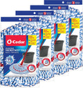 O-Cedar MicroTwist MAX Microfiber Refill Pack of 4 - Extra-Large 18in