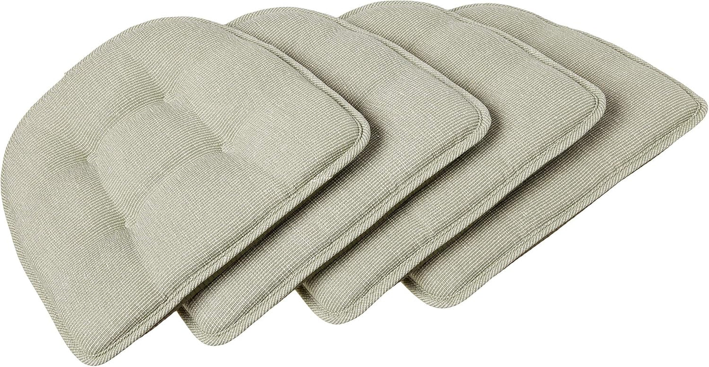 Klear Vu Omega Non-Slip Chair Cushions for Dining Room Comfort