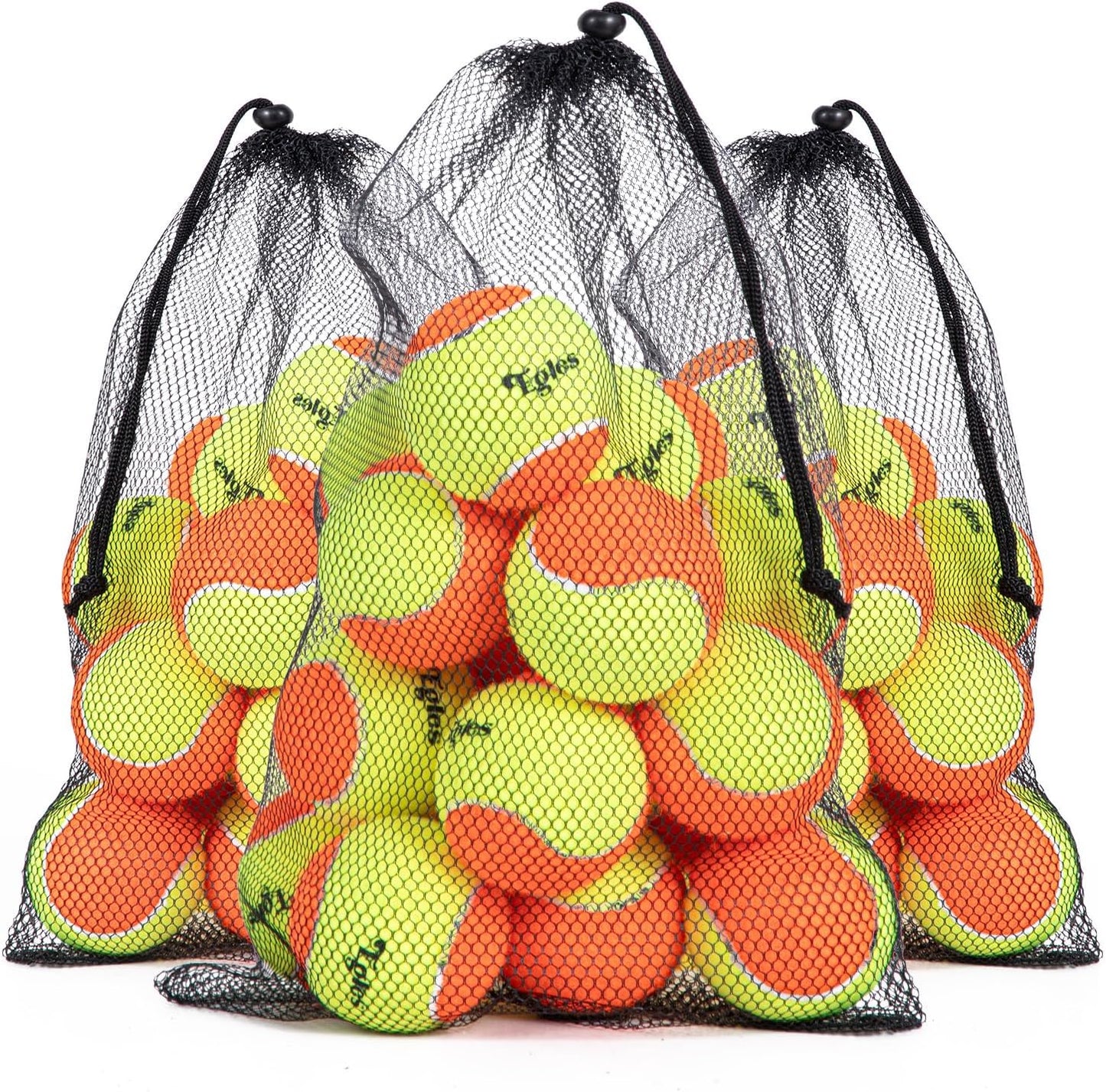 Kids Tennis Balls 50% Low Compression for Beginners Training