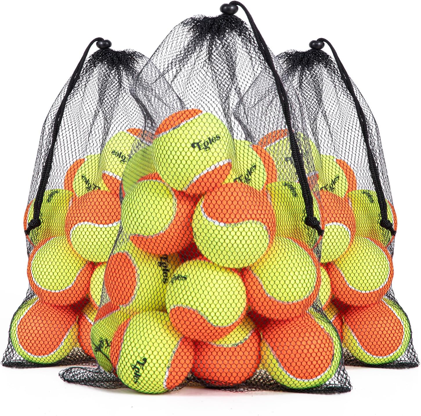 Kids Tennis Balls 50% Low Compression for Beginners Training