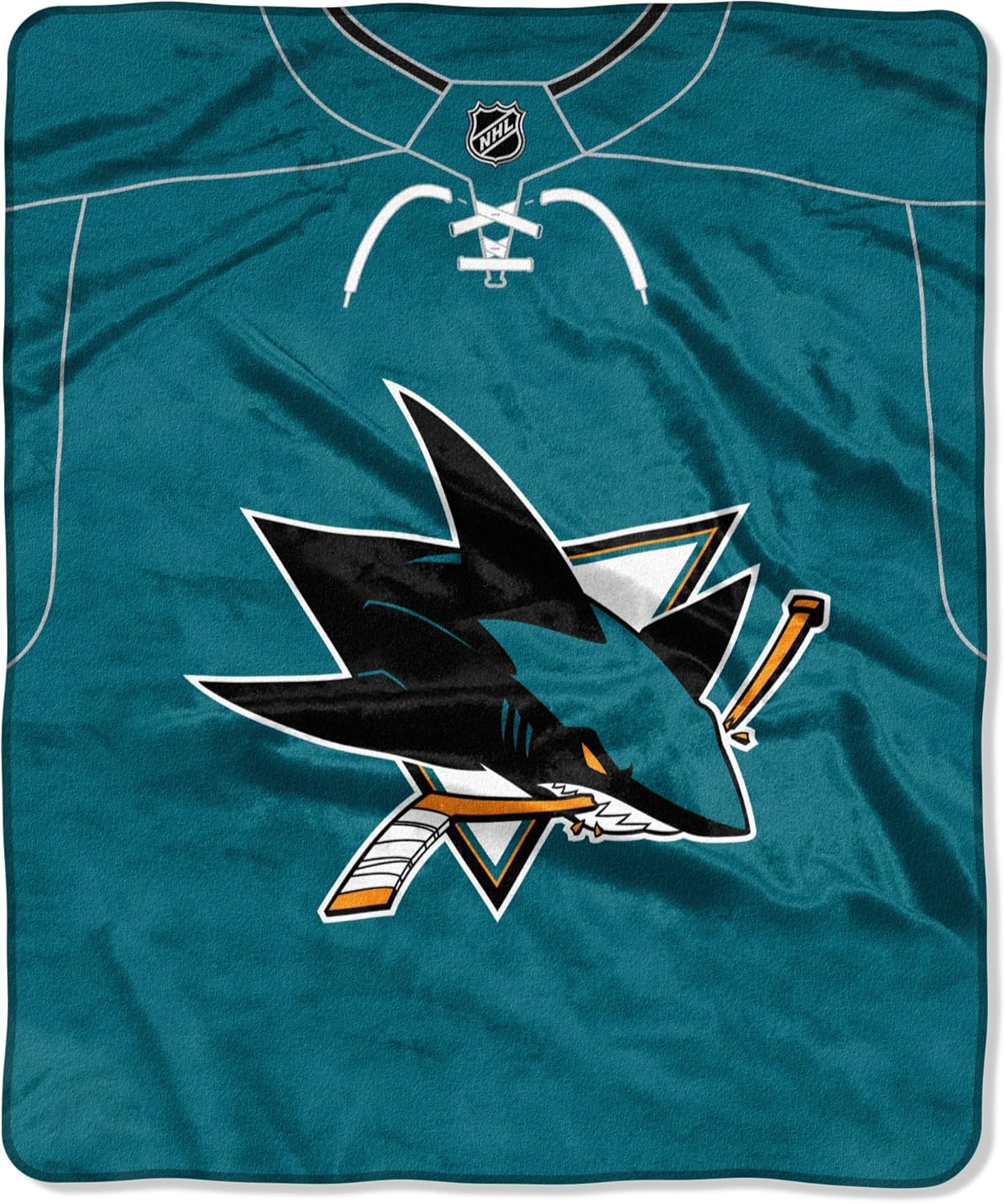 Northwest NHL Unisex-Adult Raschel Throw Blanket for Comfort