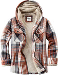 Women's Plaid Sherpa Lined Fleece Zip Jacket - Cozy Layer