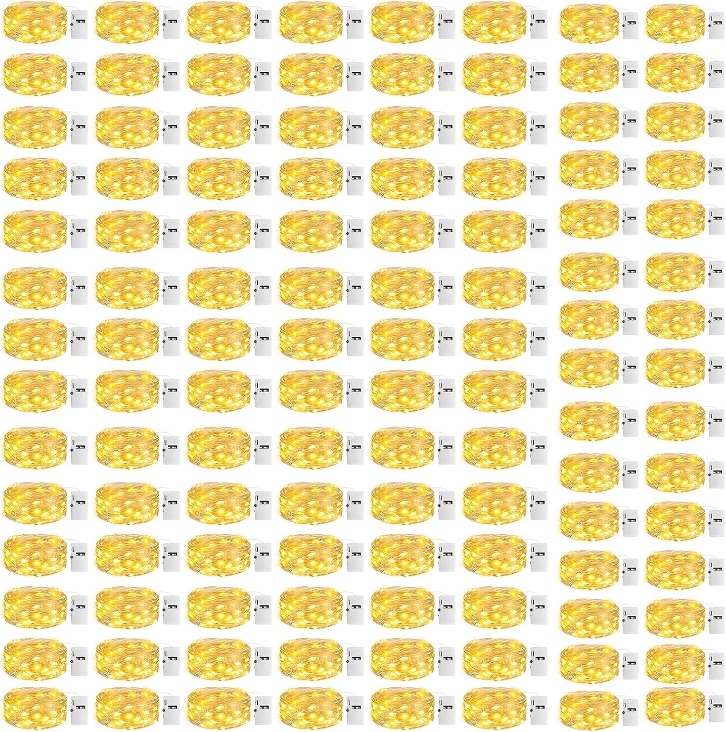 100 Pack Fairy Lights with Timer for Magical Home Decor