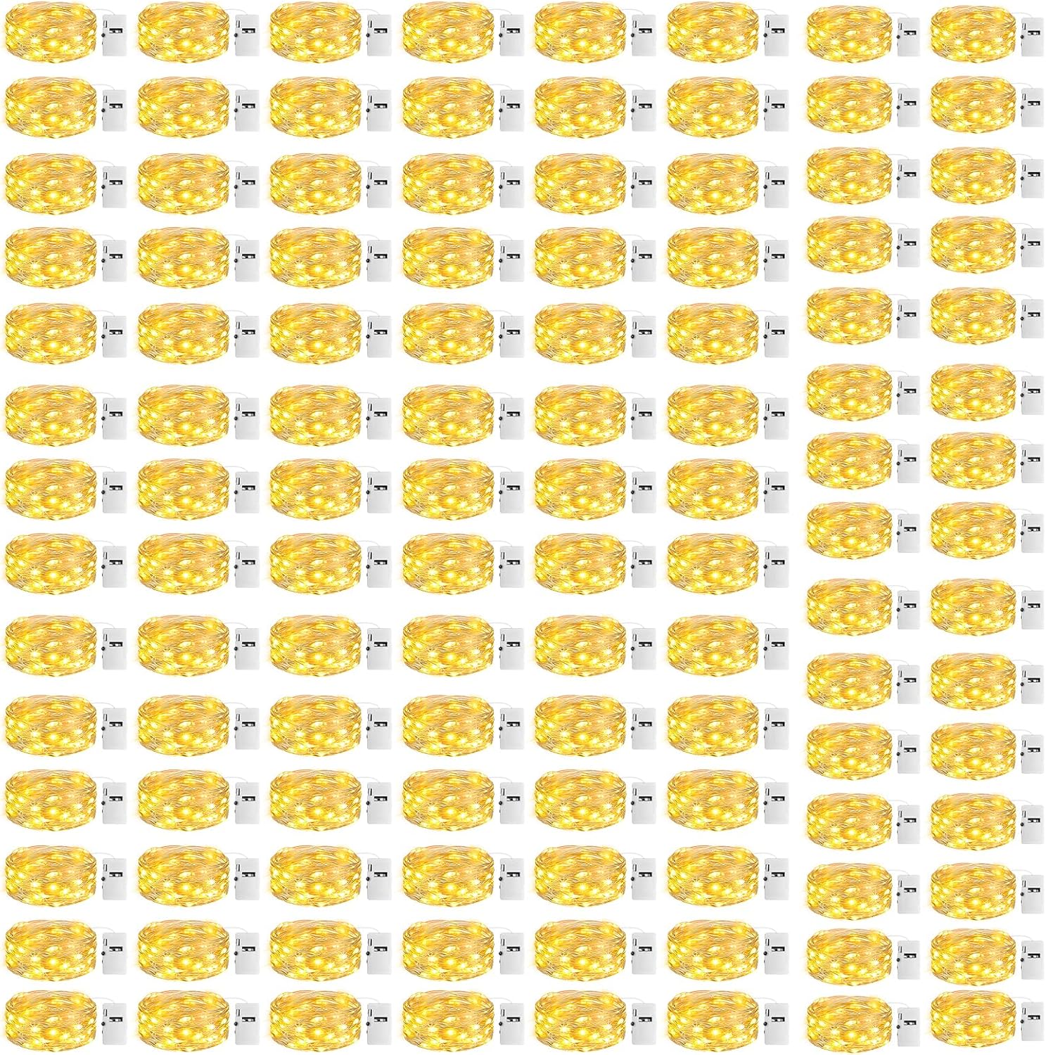 100 Pack Fairy Lights with Timer for Magical Home Decor