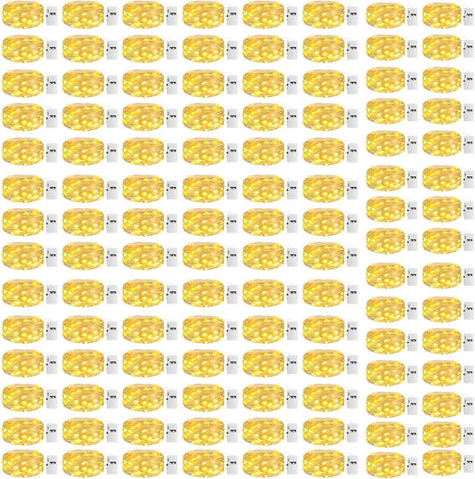 100 Pack Fairy Lights with Timer for Magical Home Decor