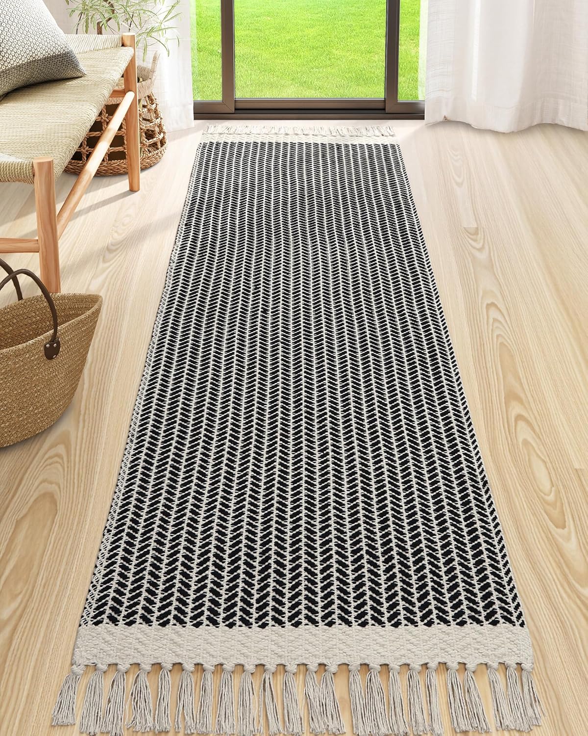 Lahome Boho Kitchen Runner Rug for Hallways and Living Rooms