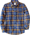 Mens Flannel Shirt Long Sleeve Plaid Button-Down - Warm, Soft Fit need