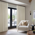 Pinch Pleated Linen Curtains 100x108 in - Heavyweight Light Filtering