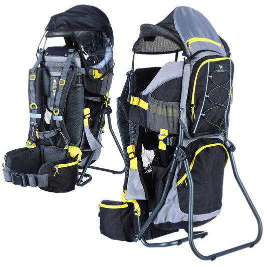DROMADER Hiking Baby Carrier Lightweight | Sun Shade, Rain Cover, Insulated Storage