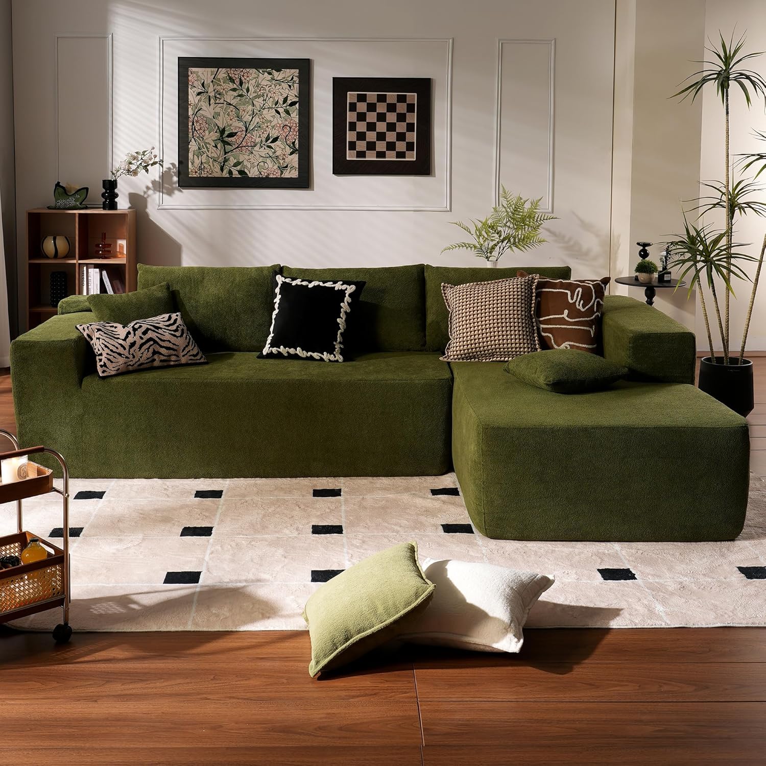Modular Sectional Sofa with L-Shape Chaise for Modern Living