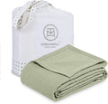 Threadmill Luxury Cotton King Size Blanket - All-Season Cozy Coverlet