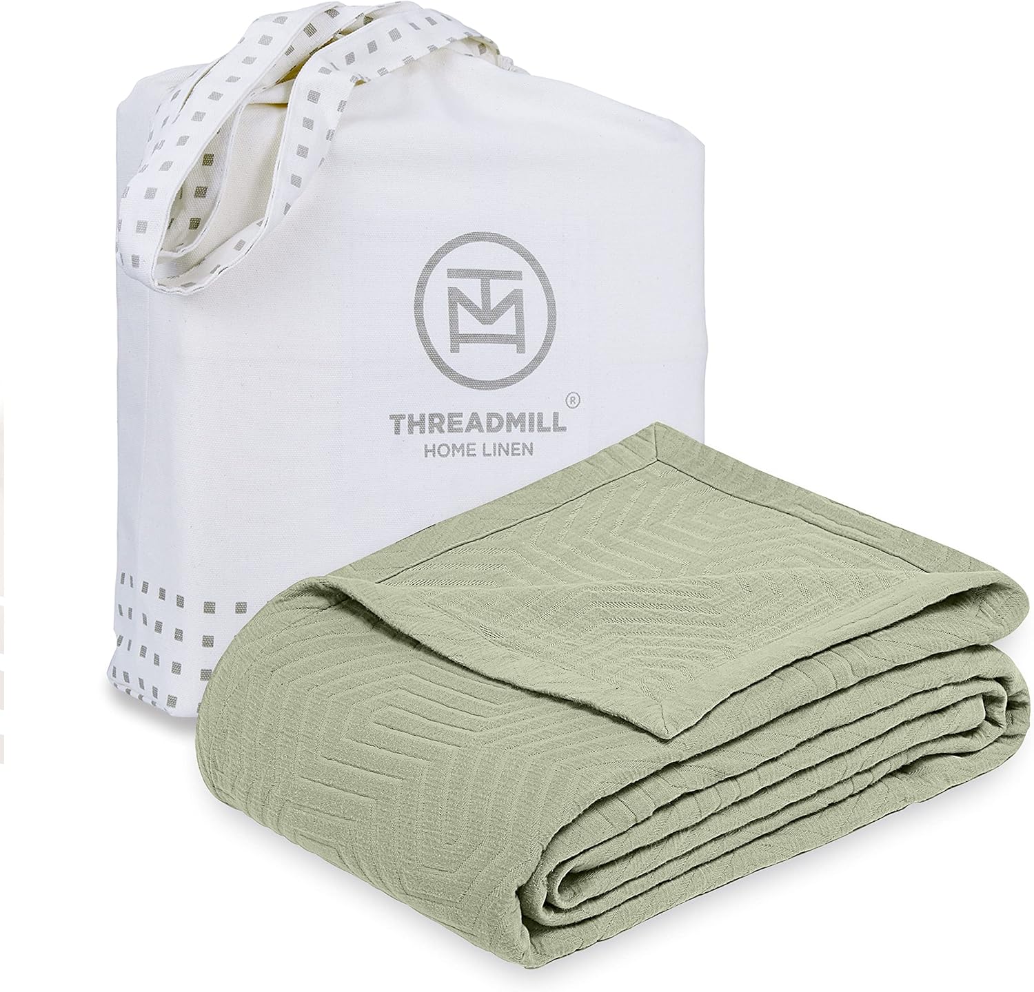 Threadmill Luxury Cotton King Size Blanket for All-Season Comfort