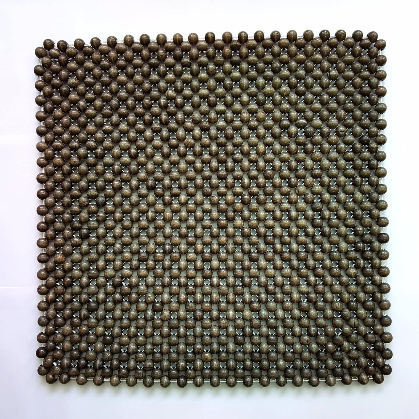 Natural Wood Beaded Seat Cover Pad Mat for Truck and RV Comfort