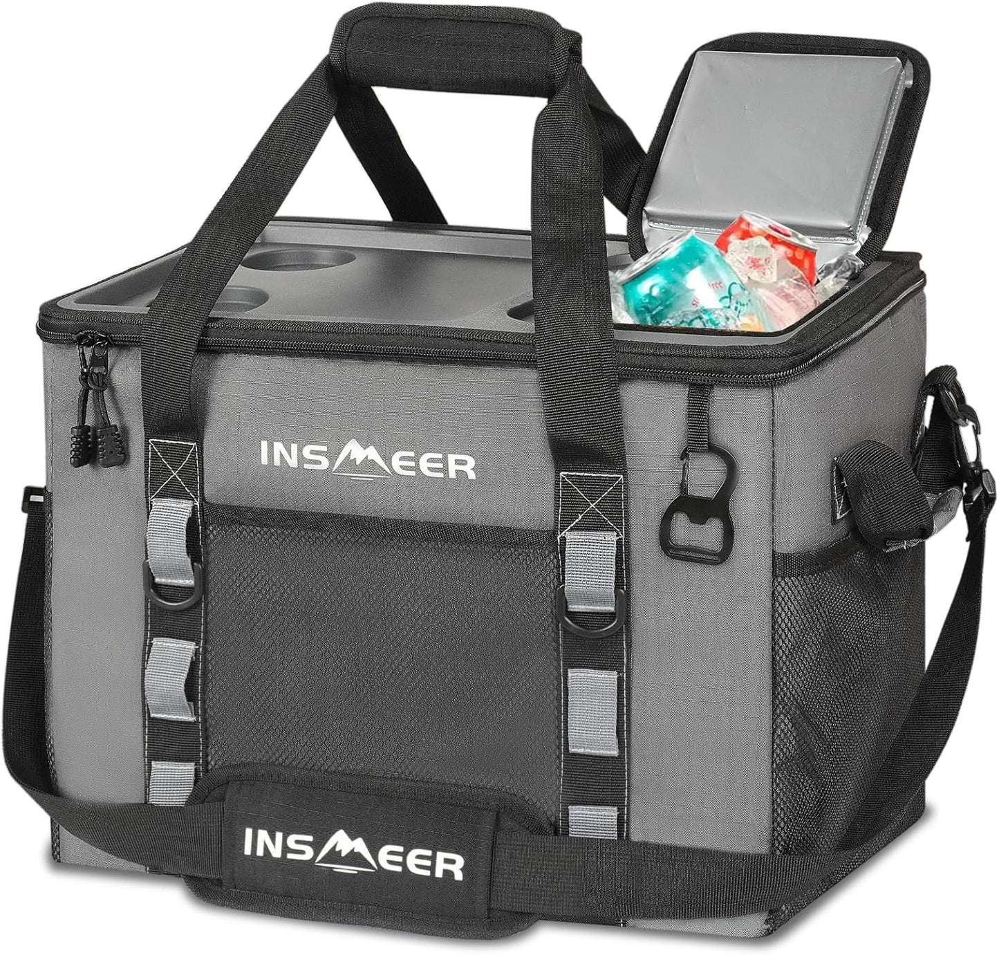 INSMEER Portable Insulated Cooler: Keep Drinks Cold Anywhere!
