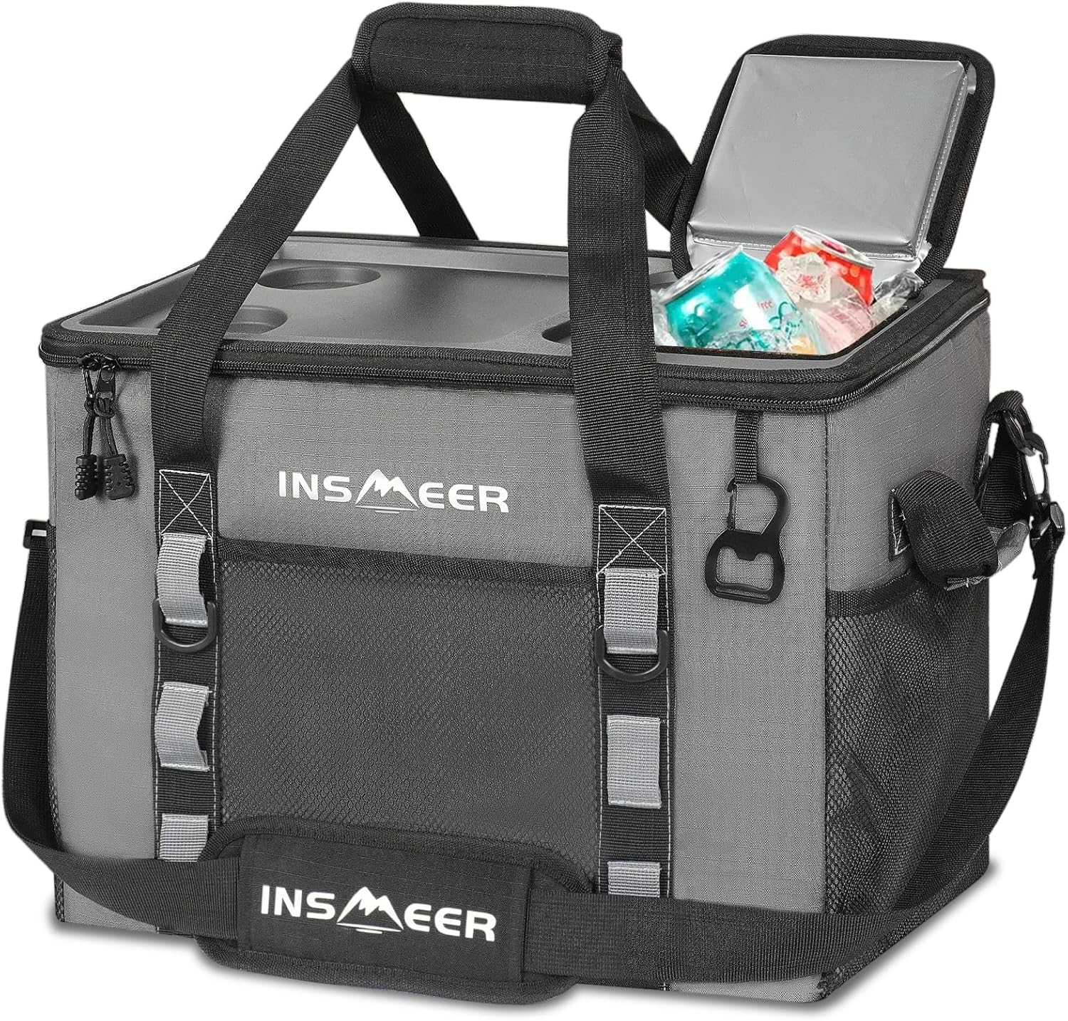 INSMEER Portable Insulated Cooler: Keep Drinks Cold Anywhere!