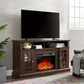 TV Console with Fireplace for TVs up to 65 in - Modern Media Stand