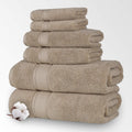 NOVA Luxury Linen Turkish Towel Set - Hotel Quality 6 Pc