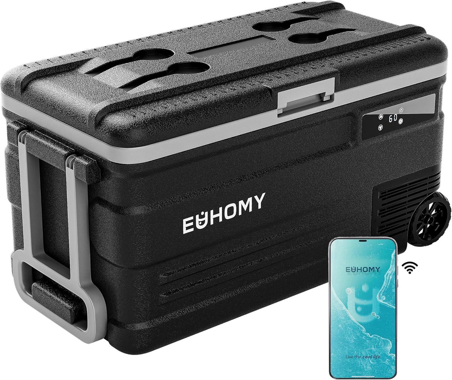 EUHOMY 12 Volt Refrigerator: Ultimate 80QT Electric Cooler