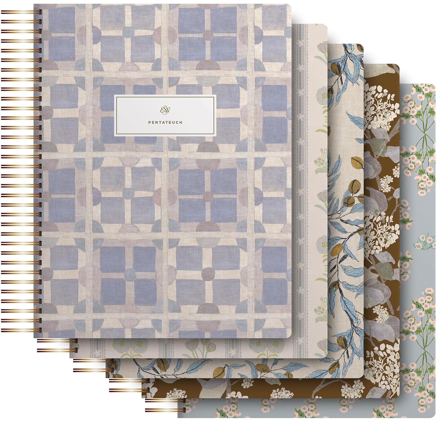 ESV Spiral-Bound Journaling Bible Five-Volume Set for Reflection
