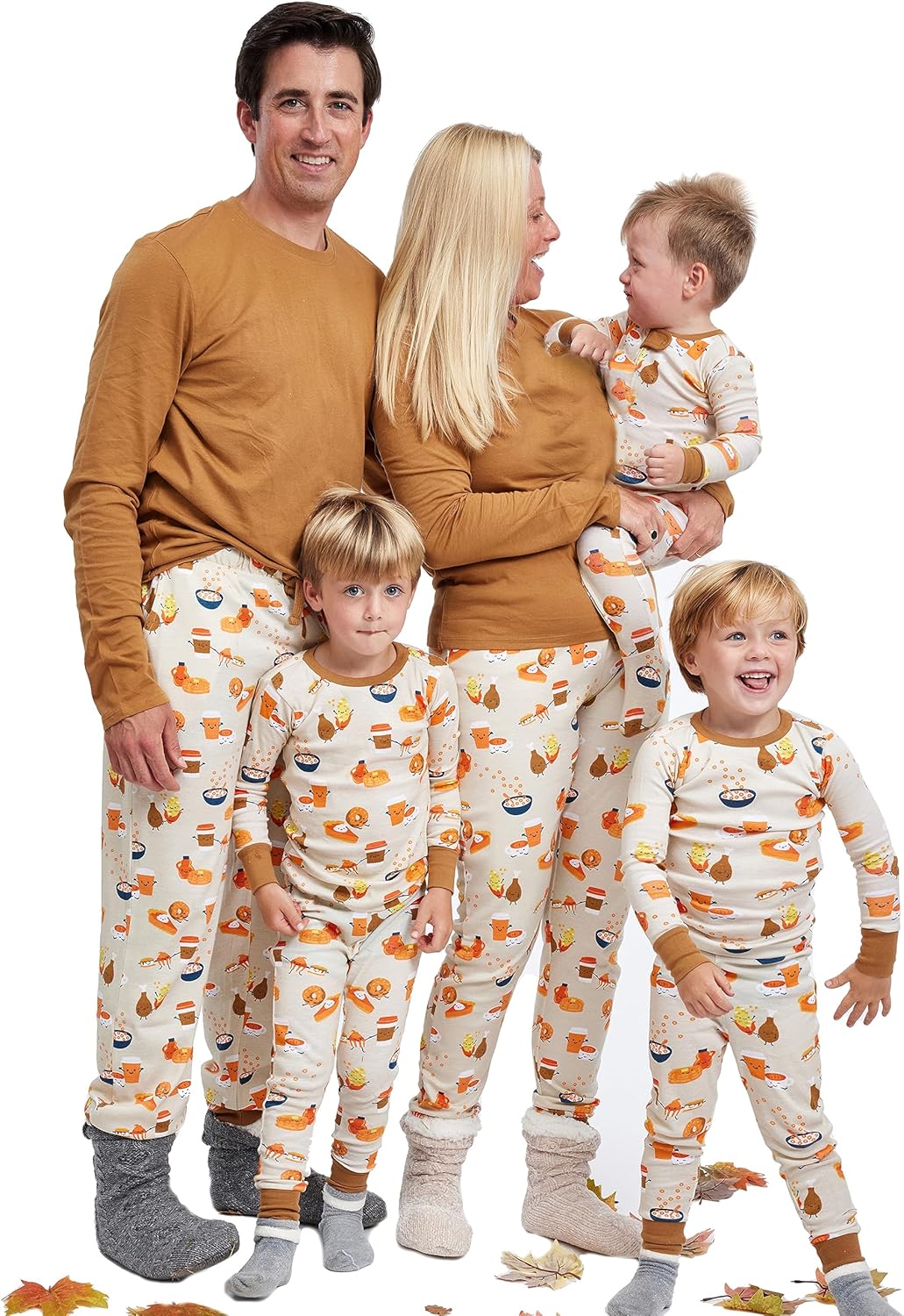 Family Matching Holiday Pajamas in Organic Cotton for Everyone