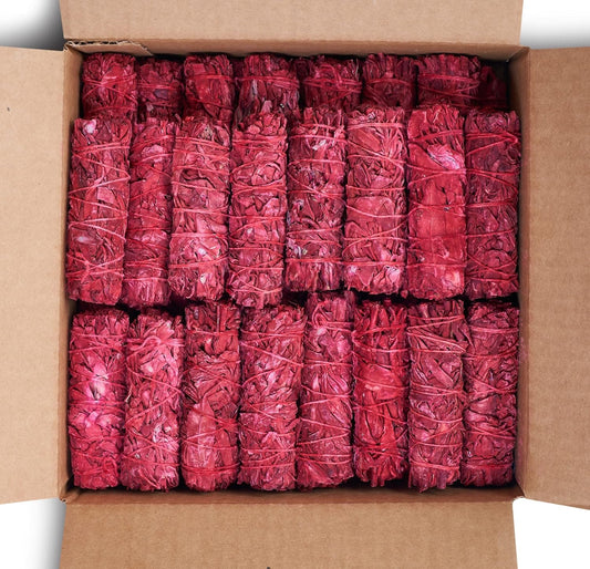 Dragon's Blood Sage Smudge Sticks for Cleansing and Meditation