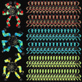 100 Pcs Funny Sensory Fidget Toy Bulk Transformable Chain Robot Finger