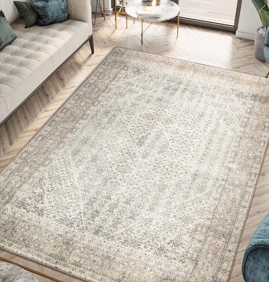 Keen Home Design 6x9 Rug - Vintage Machine Washable Area Rug