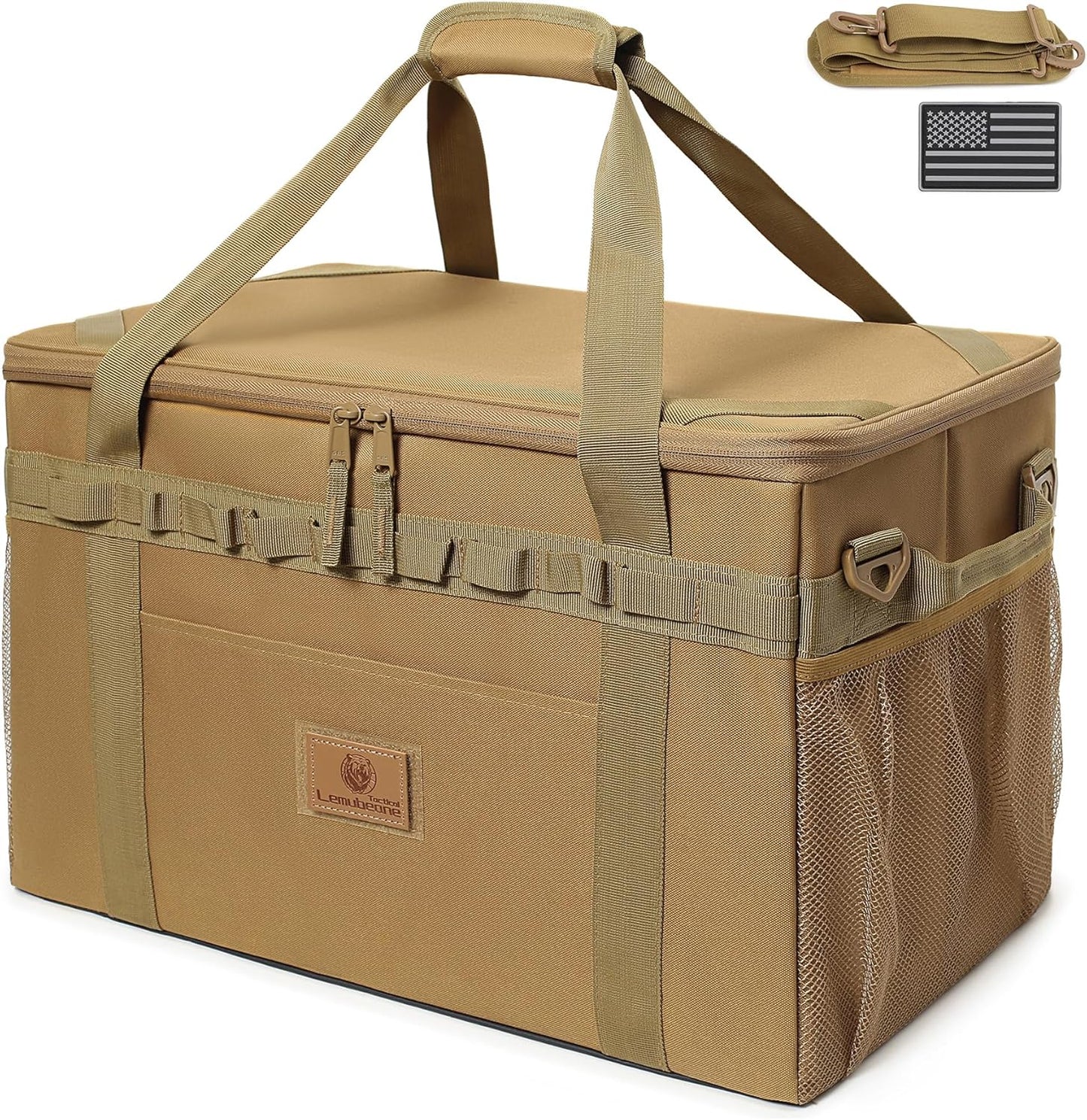 Tactical Camping Kitchen Organizer with Axe Holder
