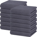 Cotton Waffle Weave Kitchen Dish Towels 12-Pack - Ultra Soft Absorbent