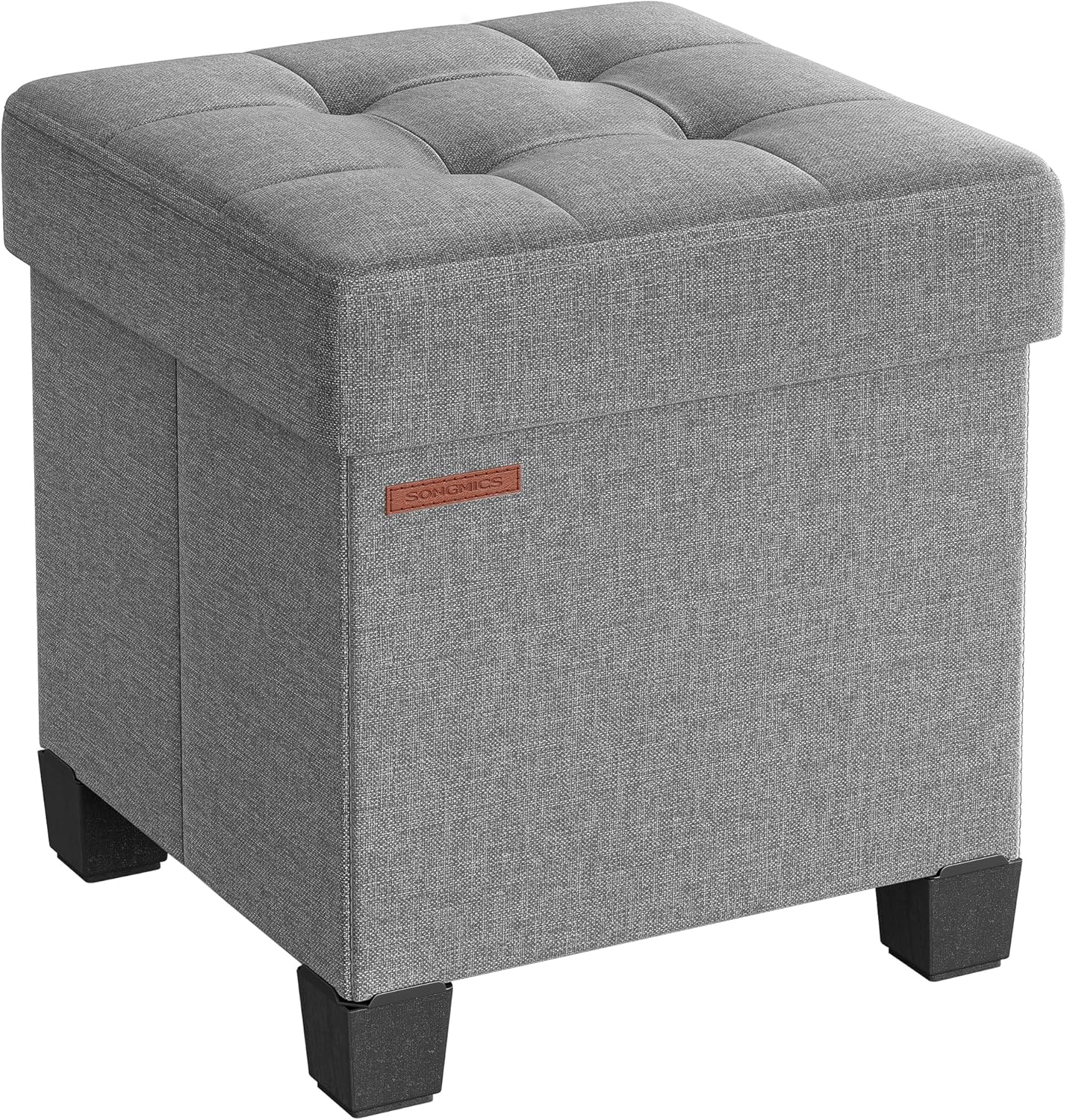 SONGMICS Storage Ottoman: Elegant Foot Rest with Extra Storage
