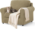 Stretch Sofa Slipcover Set Small New Kahki - 3-Piece Protective Cover