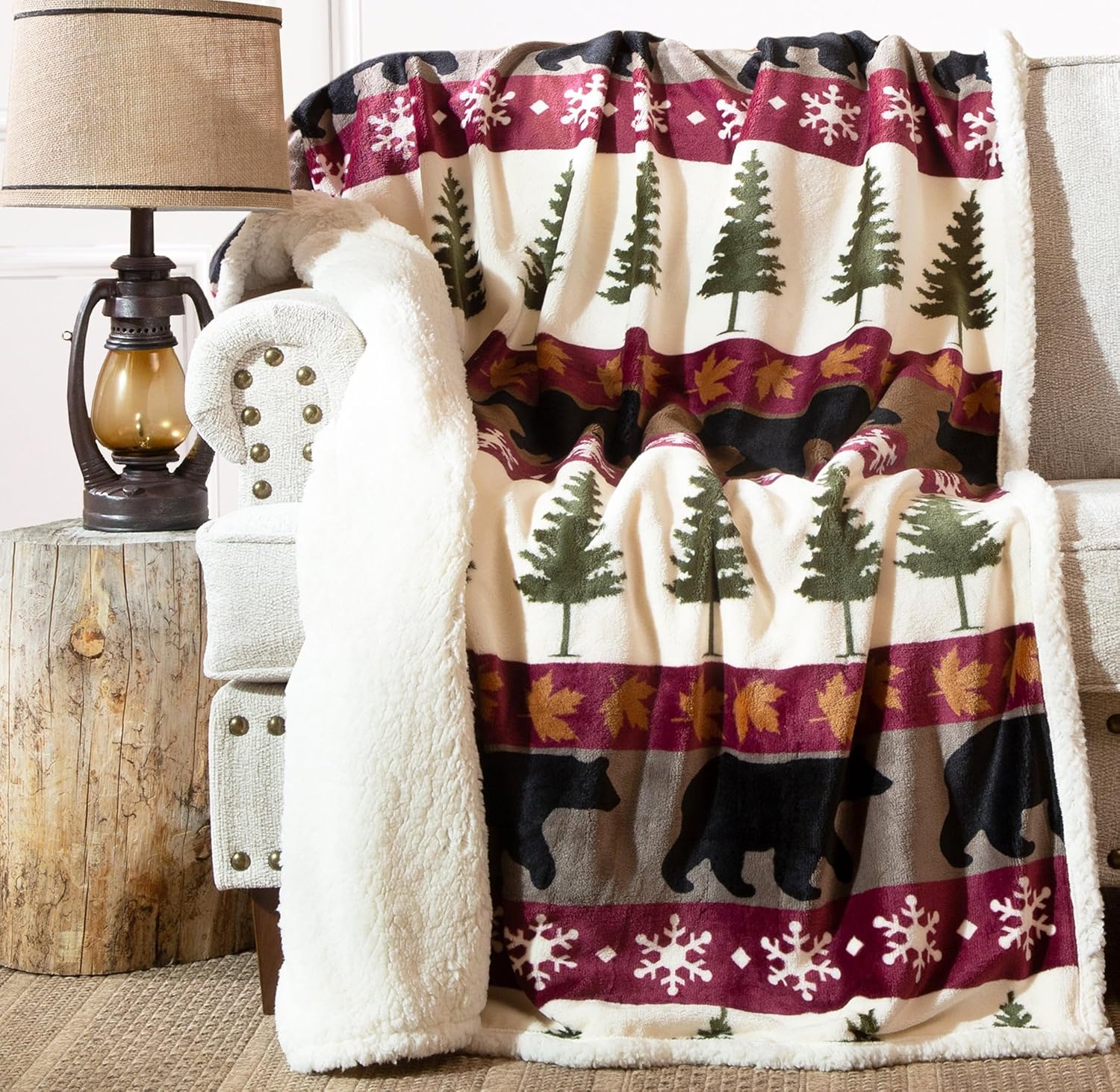 Ultra Premium Plush Sherpa Fleece Oversized Throw Blanket