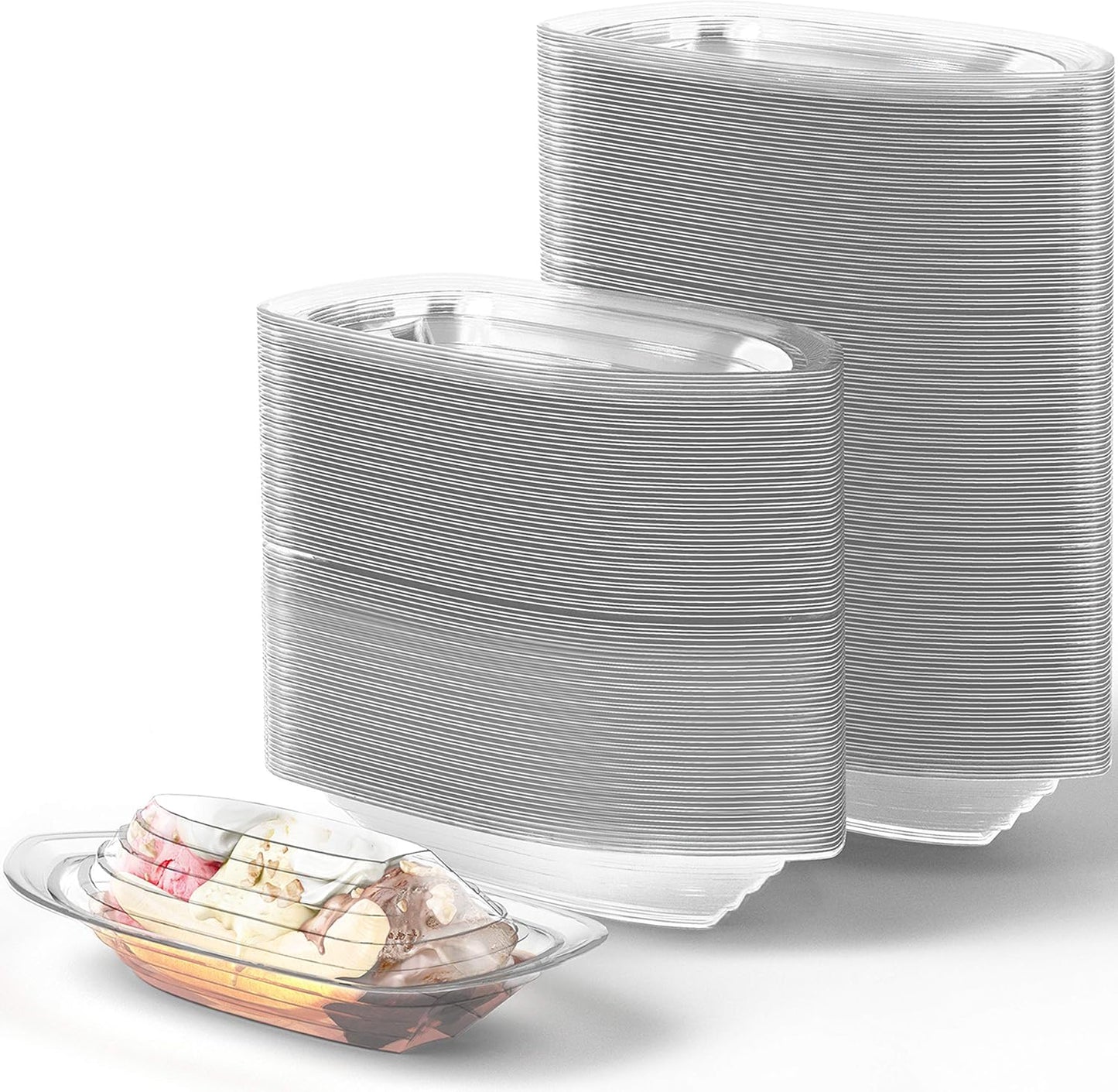 Super Fun Recyclable Banana Split Boats for Ice Cream Parties