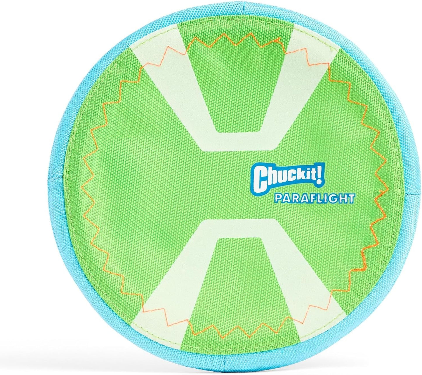 Chuckit! Max Glow Paraflight Flying Disc Dog Toy for Night Fun