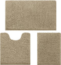 Ultra Soft Non Slip Chenille Bathroom Rugs Set for Home Use