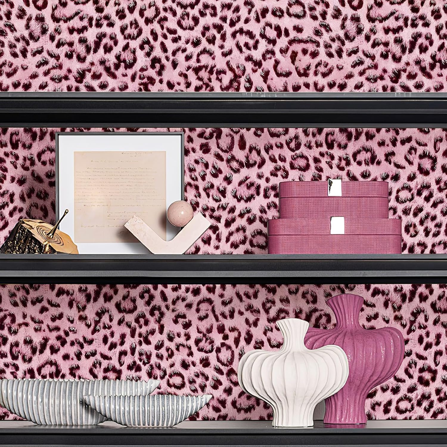 Leopard Print Peel and Stick Wallpaper for Stylish Home Decor