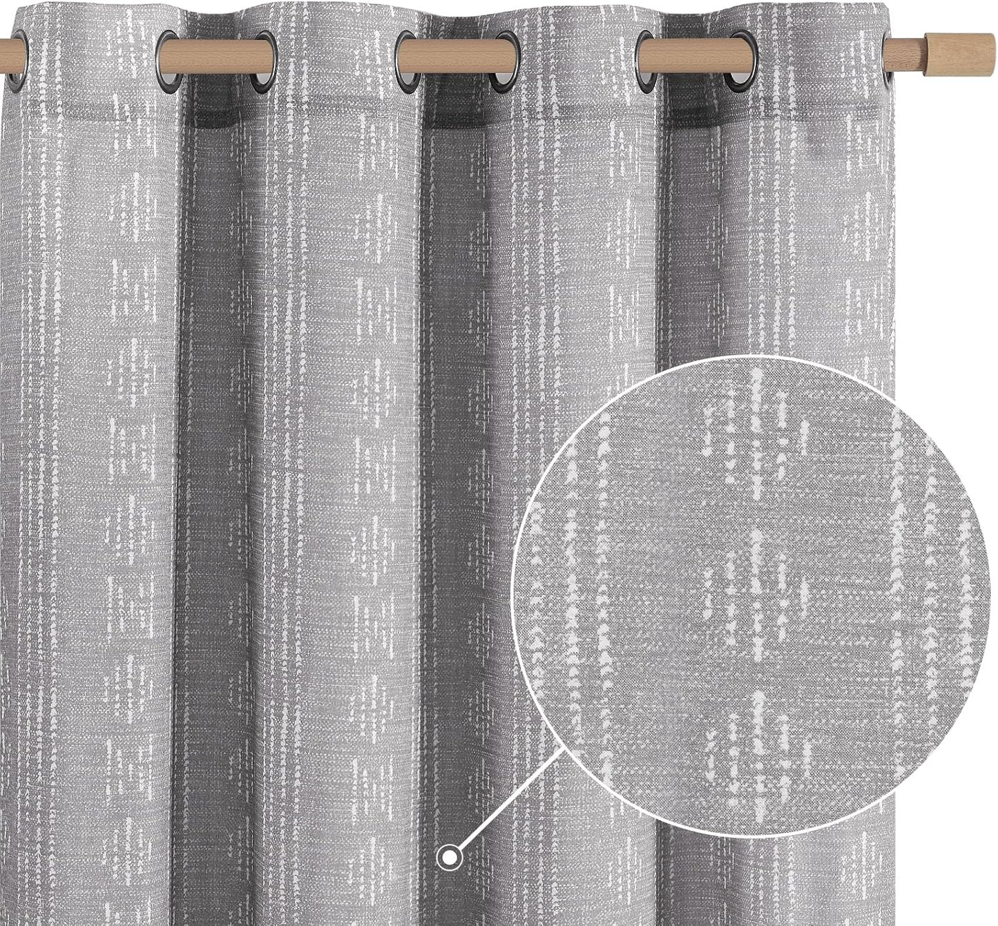 Boho Curtains for Living Room and Bedroom, 84 Inch Length