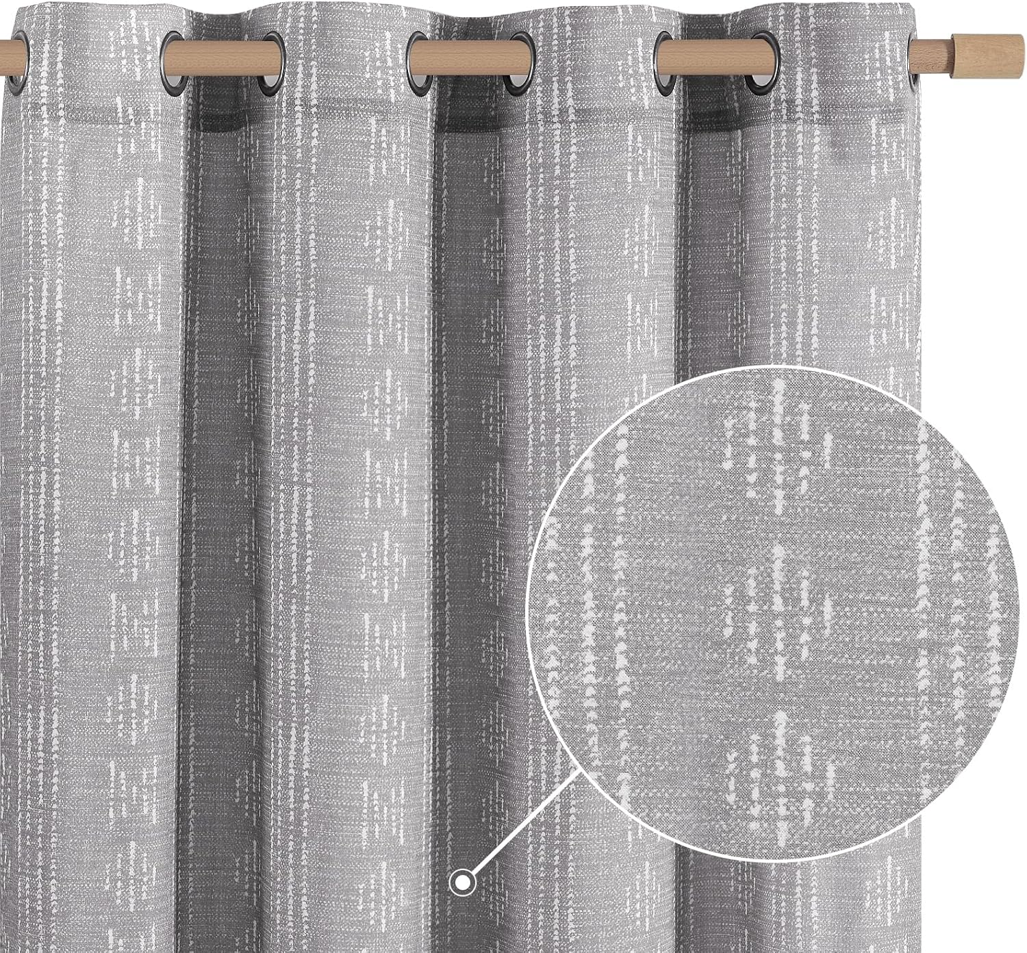 Boho Curtains for Living Room and Bedroom, 84 Inch Length