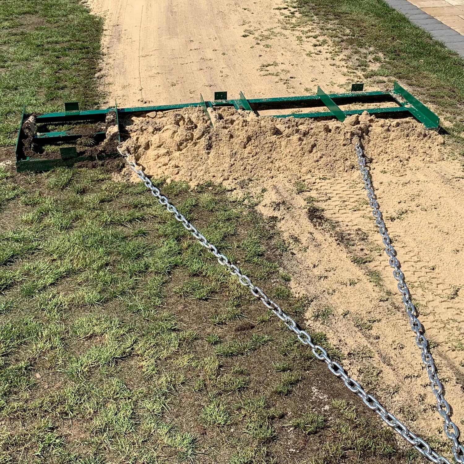 Landzie 6FT Drag Harrow Driveway Grader for Lawn Leveling