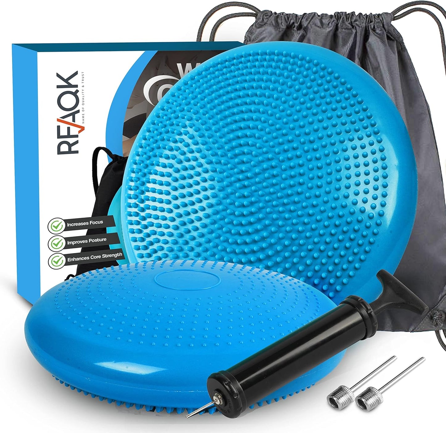 Improve Posture & Focus with RFAQK Wobble Cushion