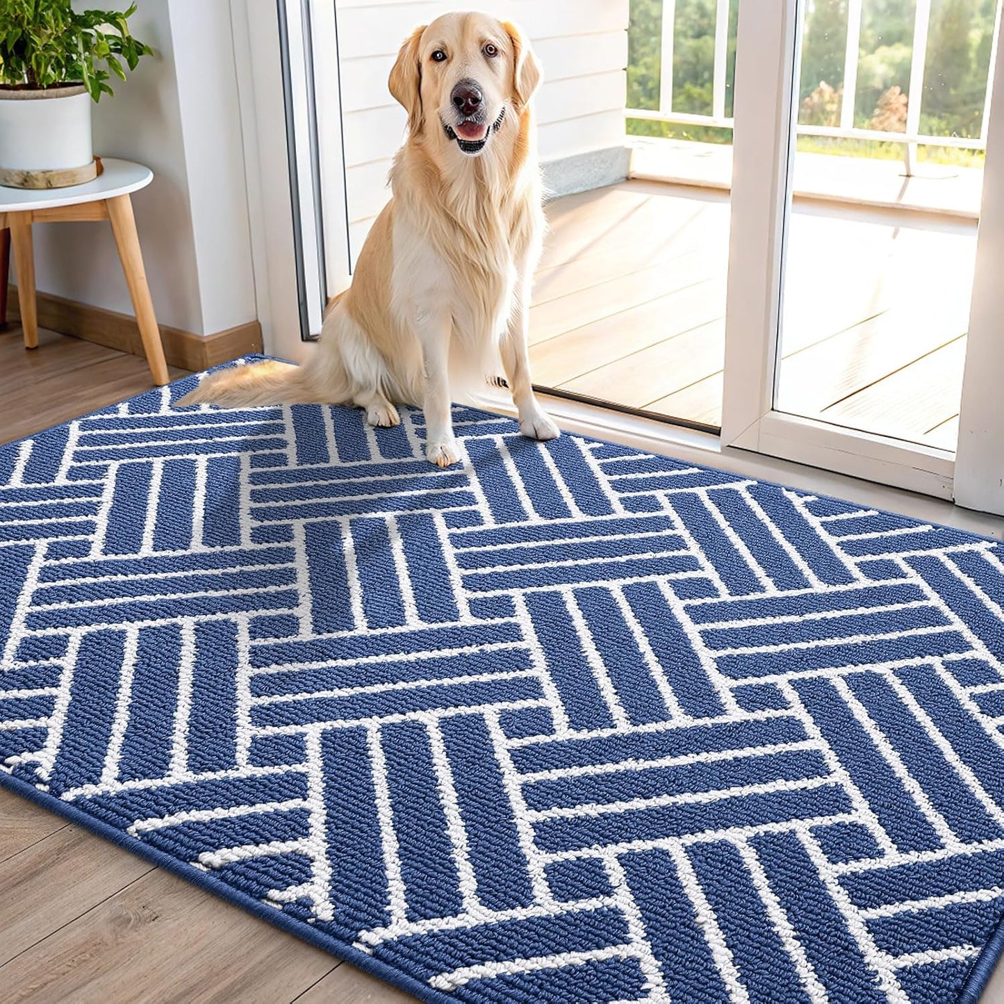 OLANLY Indoor Door Mat, 40x32 Inch, Non-Slip and Easy Clean