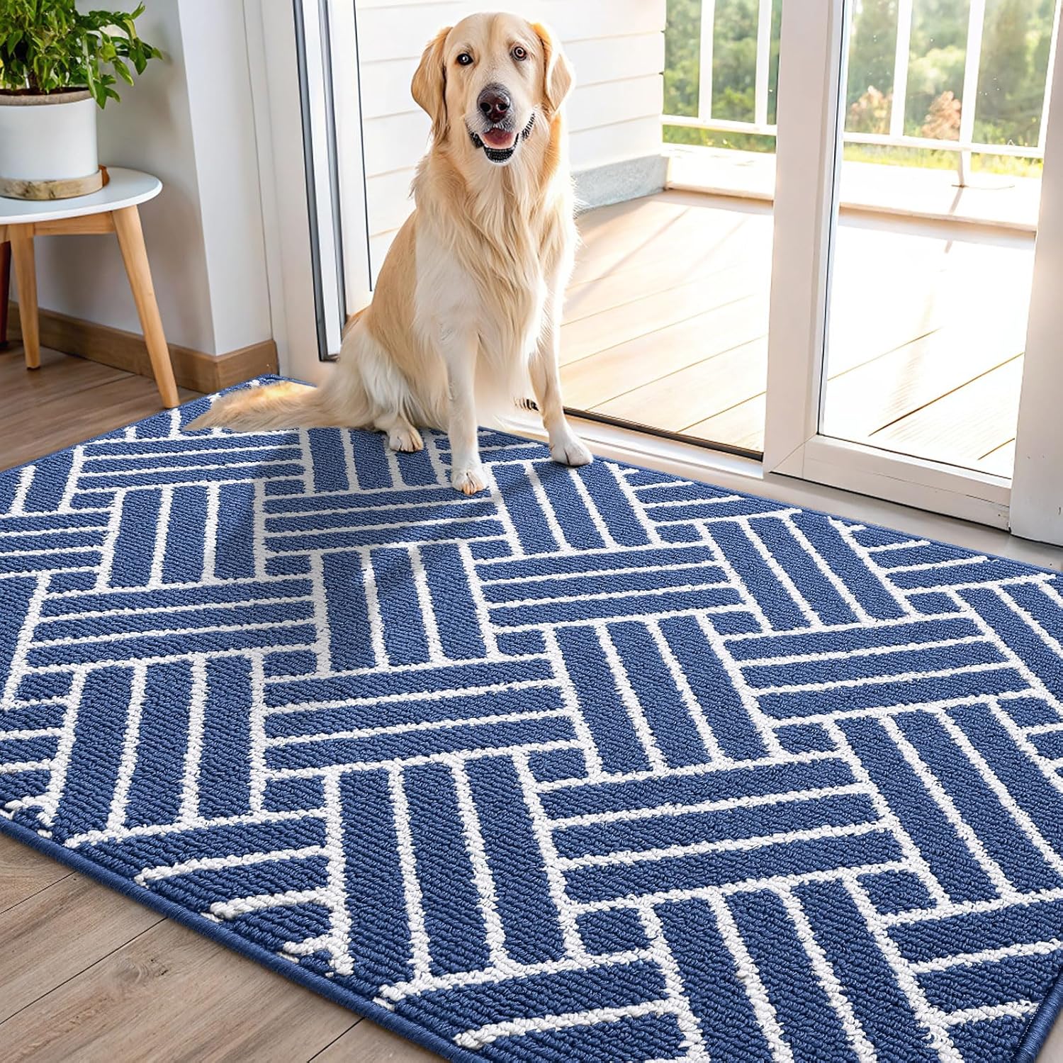 OLANLY Indoor Door Mat, 40x32 Inch, Non-Slip and Easy Clean