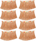 8PCS Hawaiian Table Skirt Luau Table Skirt Set - Easy Install Party